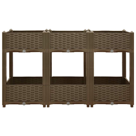 Vidaxl Planter enlevé 120x40x71 cm en polypropylène