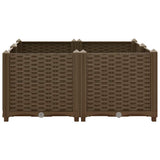 Vidaxl Planter surélevé 80x80x38 cm en polypropylène