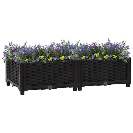 Vidaxl Planter surélevé 80x40x23 cm en polypropylène