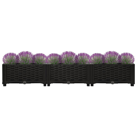 Vidaxl Planter enlevé 120x40x23 cm en polypropylène