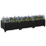 Vidaxl Planter enlevé 120x40x23 cm en polypropylène