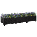 Sadzarka vidaxl podniesiona 120x40x23 cm polipropylen