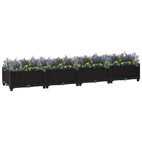Vidaxl Planter élevé 160x40x23 cm en polypropylène