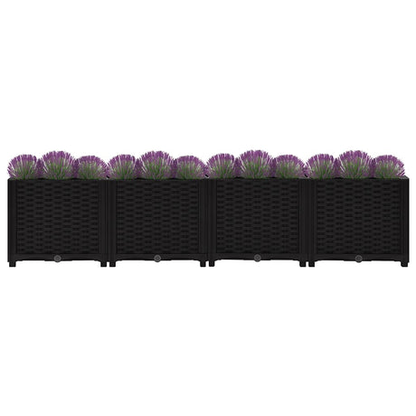 Vidaxl Planter élevé 160x40x38 cm en polypropylène