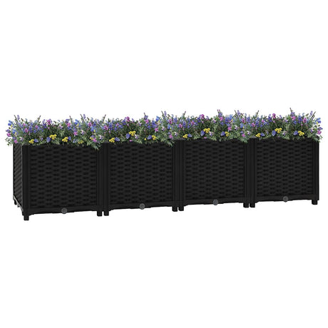 Vidaxl Planter élevé 160x40x38 cm en polypropylène