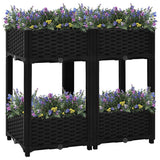 Vidaxl Planter surélevé 80x40x71 cm en polypropylène