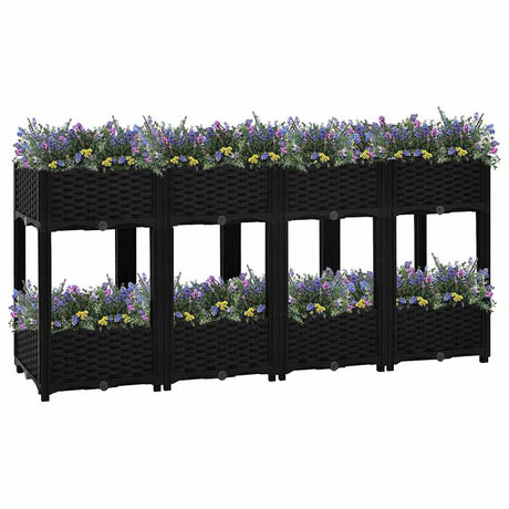 Vidaxl Planter élevé 160x40x71 cm en polypropylène