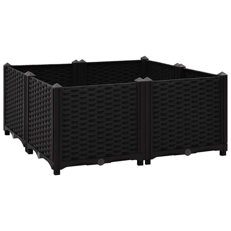 Vidaxl Planter surélevé 80x80x38 cm en polypropylène