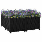 Vidaxl Planter surélevé 80x80x38 cm en polypropylène