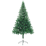Vidaxl kunstkerstboom avec éclairage et balles de Noël 380 branches 150 cm