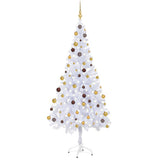 Vidaxl kunstkerstboom avec éclairage et balles de Noël 620 branches 180 cm
