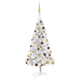 Vidaxl kunstkerstboom avec éclairage et balles de Noël 150 cm