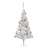 Vidaxl kunstkerstboom avec éclairage et balles de Noël 240 cm