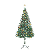 Vidaxl kunstkerstboom avec éclairage balles de Noël pins 180 cm