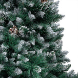 Vidaxl kunstkerstboom avec éclairage balles de Noël cônes 180 c5