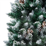 Vidaxl kunstkerstboom avec éclairage balles de Noël pins 180 cm