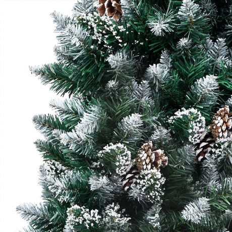 Vidaxl kunstkerstboom avec éclairage balles de Noël pins 210 cm