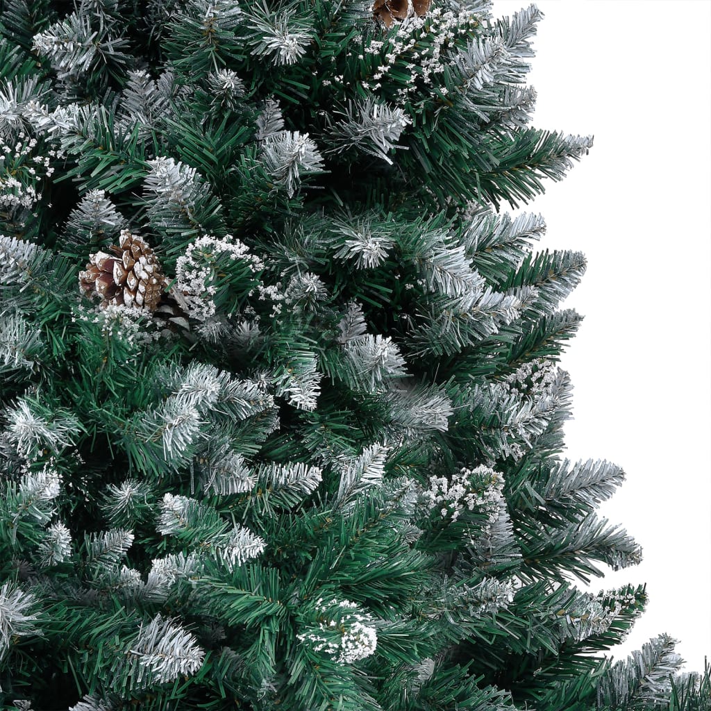 Vidaxl kunstkerstboom avec éclairage balles de Noël pins 210 cm