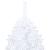Vidaxl kunstkerstboom avec éclairage et balles de Noël 120 cm PVC blanc