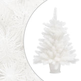 Vidaxl kunstkerstboom avec éclairage et balles de Noël 65 cm blancs