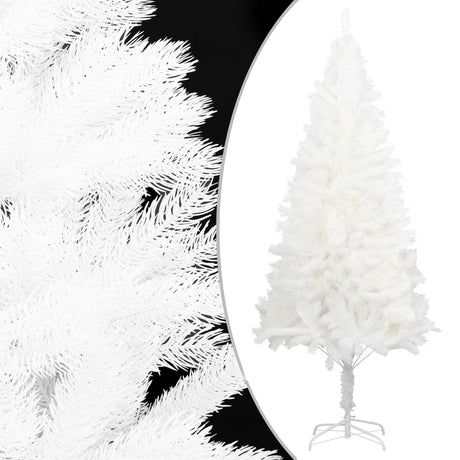 Vidaxl kunstkerstboom avec éclairage et balles de Noël 240 cm blancs