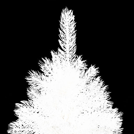 Vidaxl kunstkerstboom avec éclairage et balles de Noël 240 cm blancs