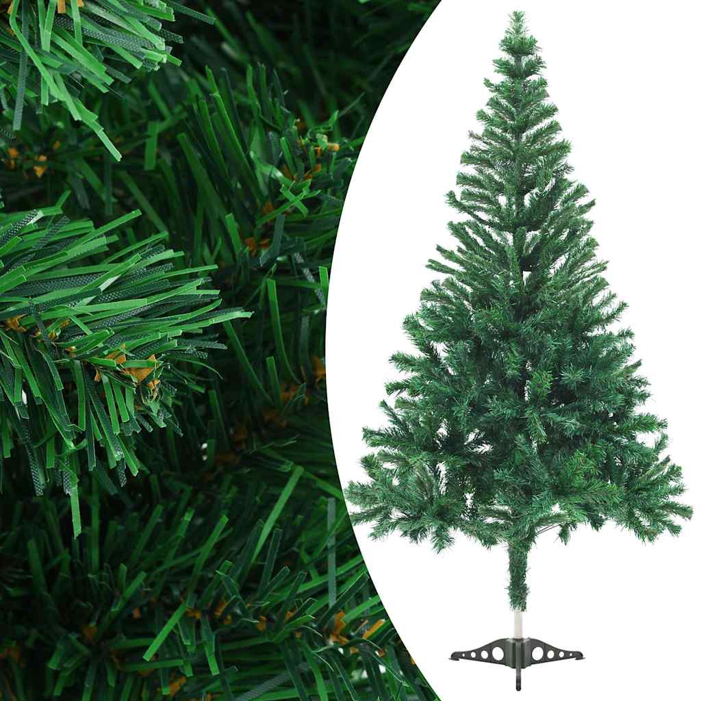 Vidaxl kunstkerstboom avec éclairage et balles de Noël 230 branches 120 cm