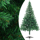 Vidaxl kunstkerstboom avec éclairage et balles de Noël 230 branches 120 cm