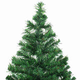 Vidaxl kunstkerstboom avec éclairage et balles de Noël 230 branches 120 cm
