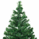 Vidaxl kunstkerstboom avec éclairage et balles de Noël 546 branches 180 cm