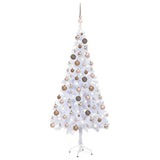 Vidaxl kunstkerstboom avec éclairage et balles de Noël 620 branches 180 cm