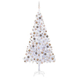 Vidaxl kunstkerstboom avec éclairage et balles de Noël 910 branches 210 cm