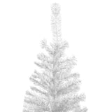 Vidaxl kunstkerstboom avec éclairage et balles de Noël l 240 cm blancs