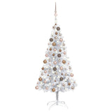 Vidaxl kunstkerstboom avec éclairage et balles de Noël 150 cm