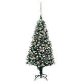 Vidaxl kunstkerstboom avec éclairage balles de Noël pins 180 cm