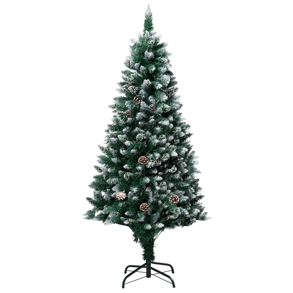 Vidaxl kunstkerstboom avec éclairage balles de Noël pins 180 cm