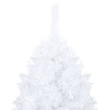 Vidaxl kunstkerstboom avec éclairage et balles de Noël 150 cm PVC blanc