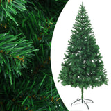 Vidaxl kunstkerstboom avec éclairage et balles de Noël 910 branches 210 cm