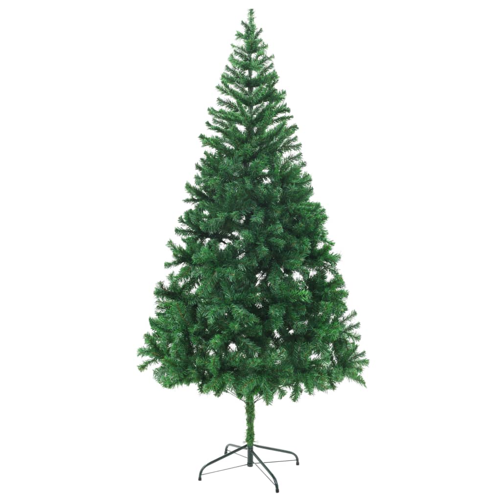 Vidaxl kunstkerstboom avec éclairage et balles de Noël 910 branches 210 cm