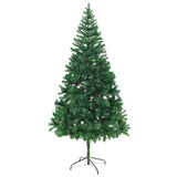 Vidaxl kunstkerstboom avec éclairage et balles de Noël 910 branches 210 cm