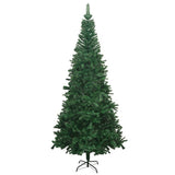 Vidaxl kunstkerstboom avec éclairage et balles de Noël l 240 cm vert