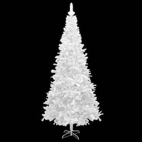 Vidaxl kunstkerstboom avec éclairage et balles de Noël l 240 cm blancs
