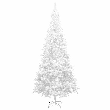 Vidaxl kunstkerstboom avec éclairage et balles de Noël l 240 cm blancs