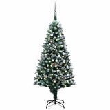 Vidaxl kunstkerstboom avec éclairage balles de Noël pins 180 cm