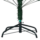 Vidaxl kunstkerstboom avec éclairage et balles de Noël 120 cm en PVC vert