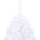 Vidaxl kunstkerstboom avec éclairage et balles de Noël 120 cm PVC blanc