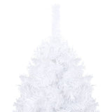 Vidaxl kunstkerstboom avec éclairage et balles de Noël 240 cm blancs