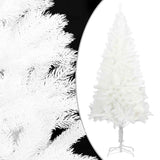 Vidaxl kunstkerstboom avec éclairage et balles de Noël 120 cm blancs