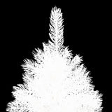 Vidaxl kunstkerstboom avec éclairage et balles de Noël 180 cm blancs