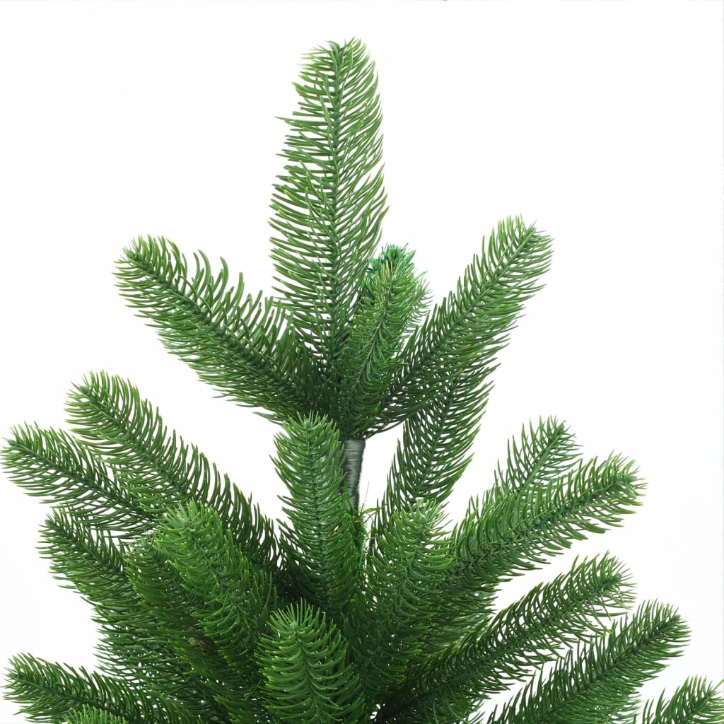 Vidaxl kunstkerstboom avec éclairage et balles de Noël 210 cm verts